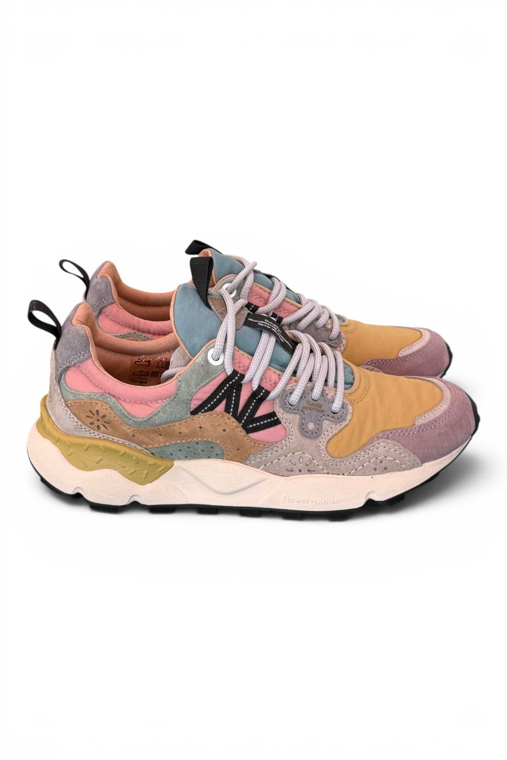 Sneaker donna Flower Mountain Yamano 3 1I37 orange beige 