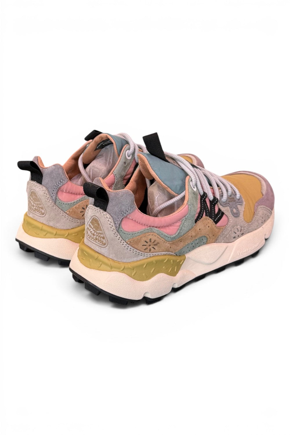 Sneaker donna Flower Mountain Yamano 3 1I37 orange beige 