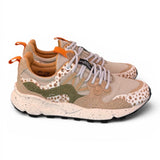 Sneaker donna Flower Mountain Yamano 3 2E51 beige cow brown 