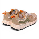 Sneaker donna Flower Mountain Yamano 3 2E51 beige cow brown 