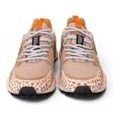 Sneaker donna Flower Mountain Yamano 3 2E51 beige cow brown 