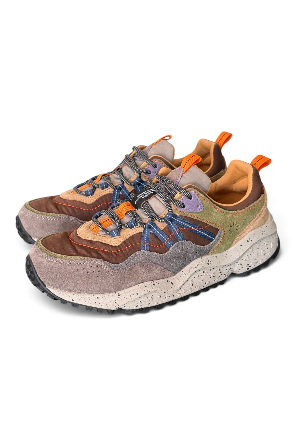 Sneaker uomo Flower Mountain Sanchia 4D96 mud brown olive 