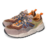 Sneaker uomo Flower Mountain Sanchia 4D96 mud brown olive 