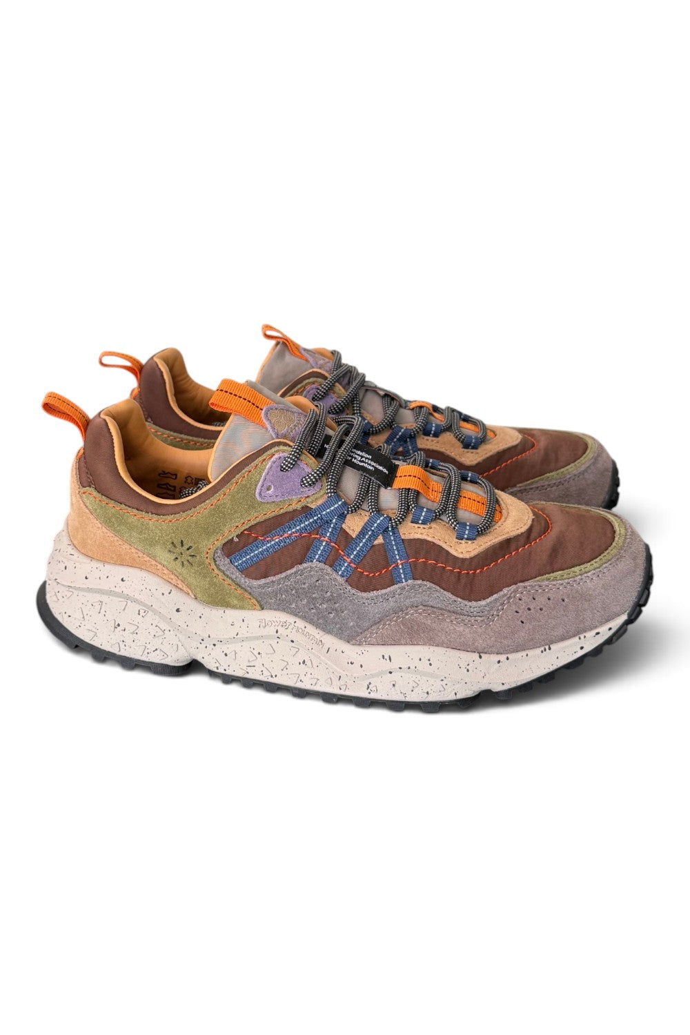 Sneaker uomo Flower Mountain Sanchia 4D96 mud brown olive 