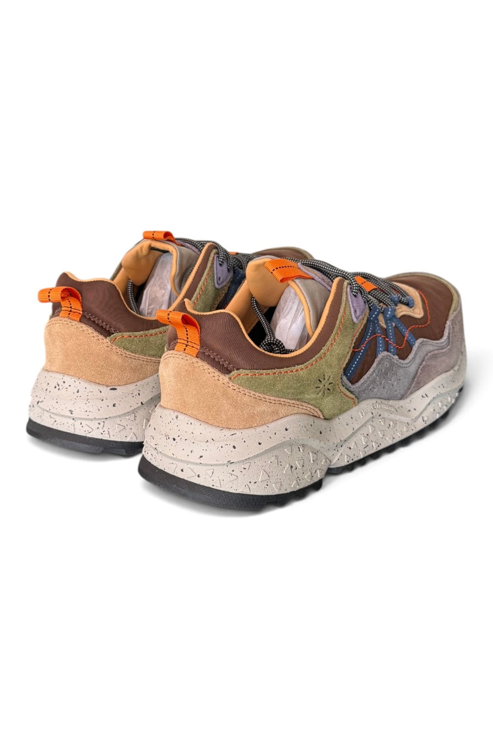 Sneaker uomo Flower Mountain Sanchia 4D96 mud brown olive 