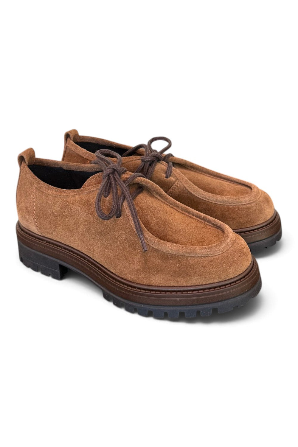 Allacciato ingegnere suede cuoio Francesco B 