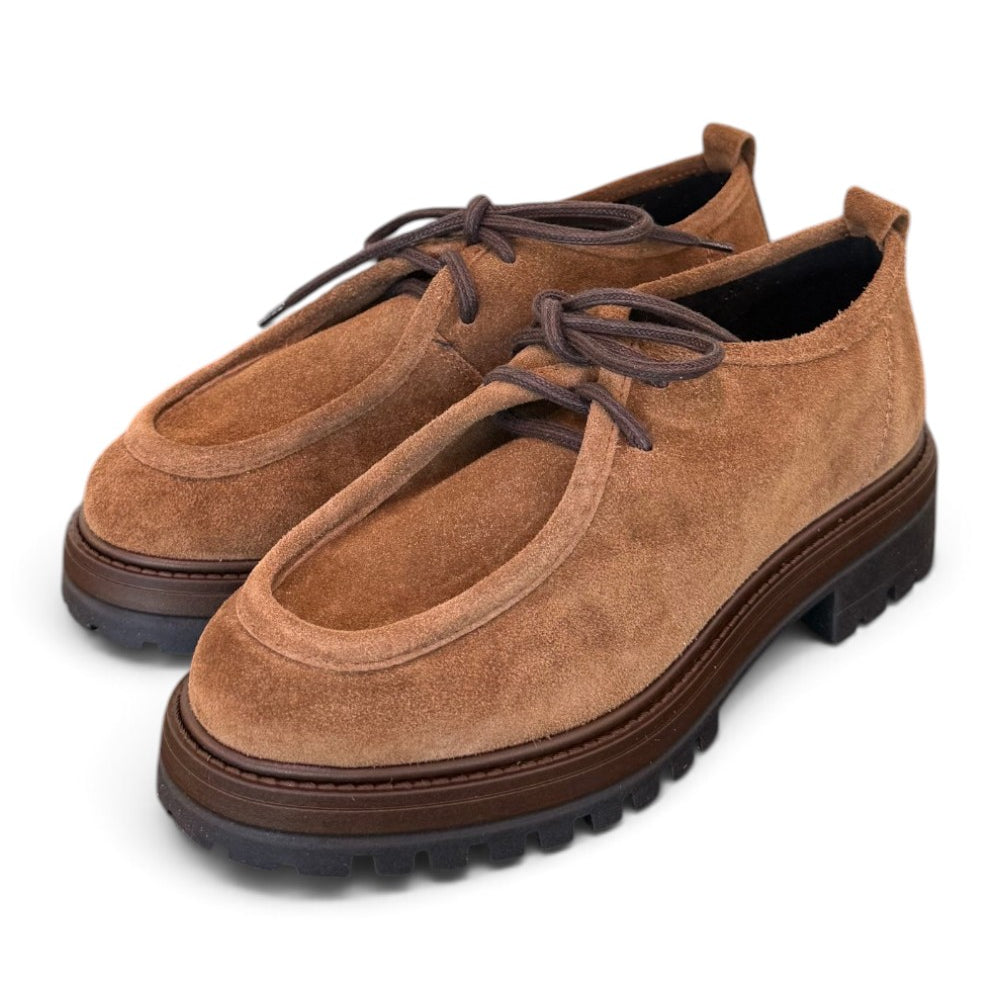 Allacciato ingegnere suede cuoio Francesco B 