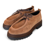 Allacciato ingegnere suede cuoio Francesco B 