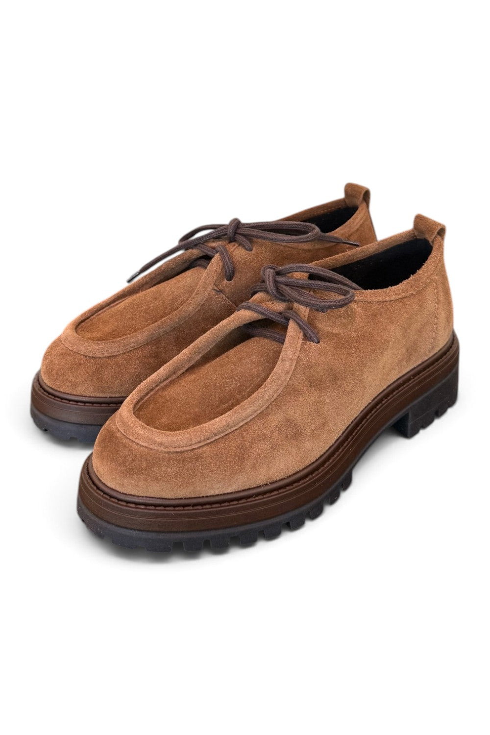 Allacciato ingegnere suede cuoio Francesco B 