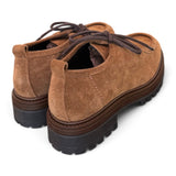 Allacciato ingegnere suede cuoio Francesco B 