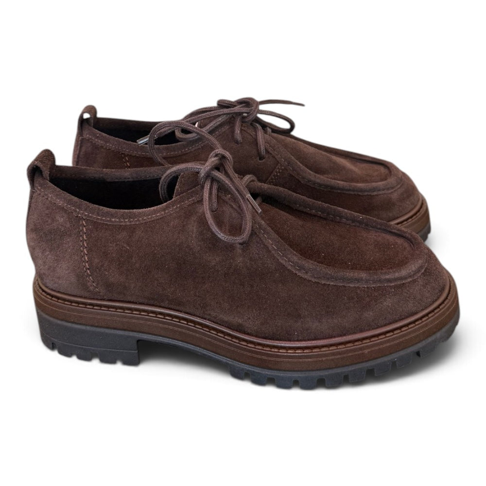 Allacciato ingegnere suede moro Francesco B 