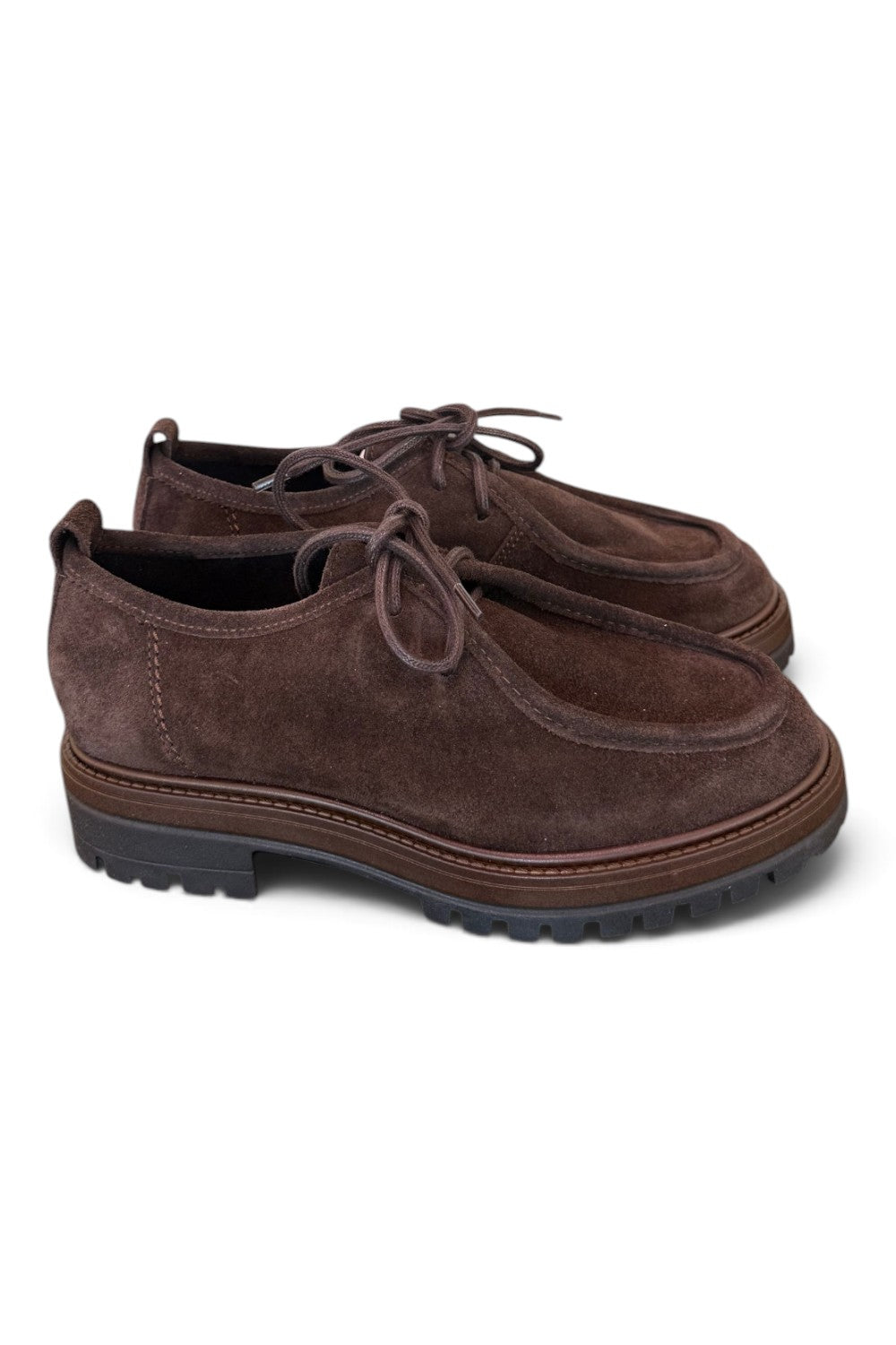 Allacciato ingegnere suede moro Francesco B 