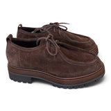 Allacciato ingegnere suede moro Francesco B 
