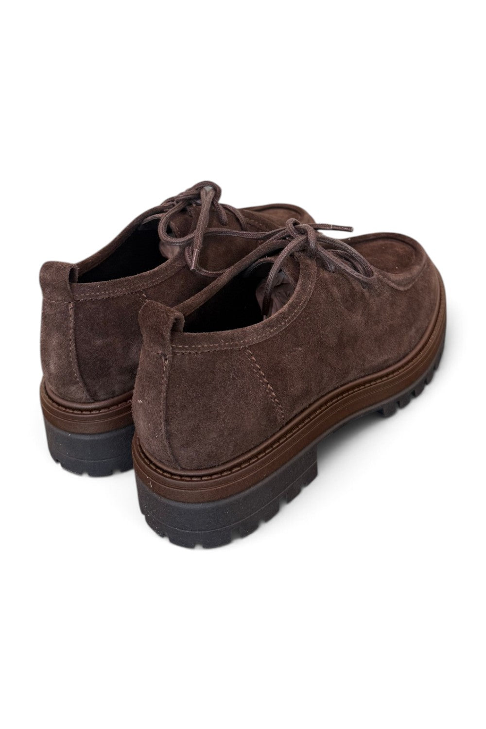 Allacciato ingegnere suede moro Francesco B 