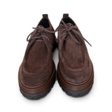 Allacciato ingegnere suede moro Francesco B 