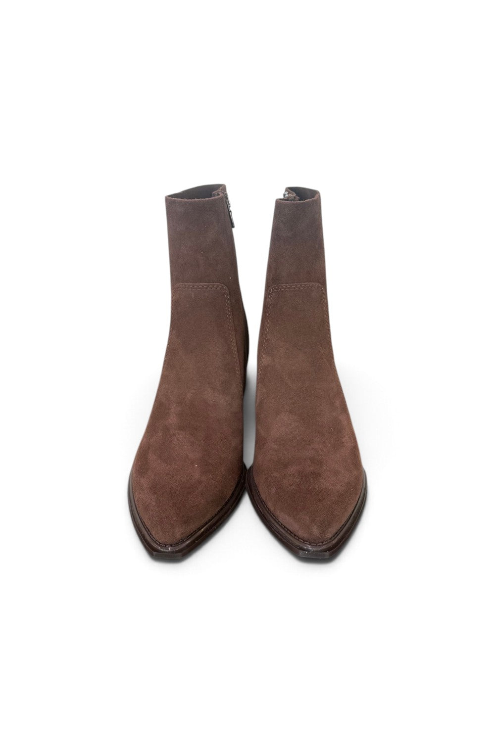 Stivaletto texano suede nocciola T50 Francesco B.<BR/> 