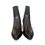 Stivaletto texano pelle nera T50 Francesco B.<BR/> 