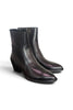 Stivaletto texano pelle nera T50 Francesco B.