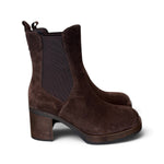 Stivaletto plateau camoscio testa di moroFrancesco B.<BR/> 