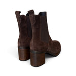 Stivaletto plateau camoscio testa di moroFrancesco B.<BR/> 
