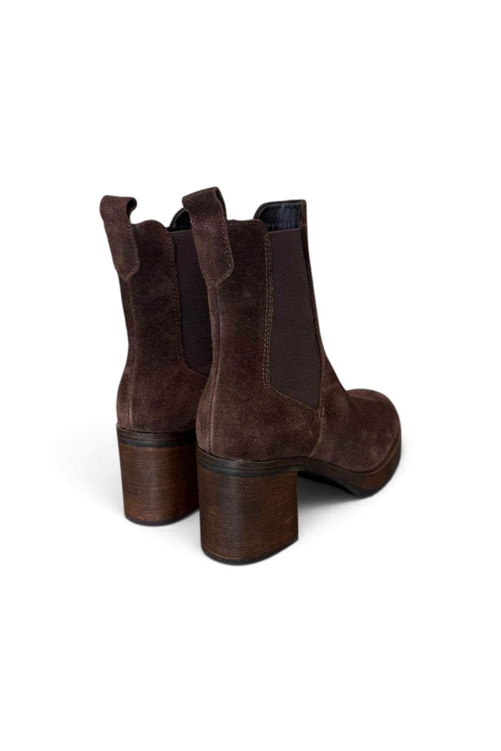 Stivaletto plateau camoscio testa di moroFrancesco B.<BR/> 