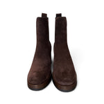 Stivaletto plateau camoscio testa di moroFrancesco B.<BR/> 