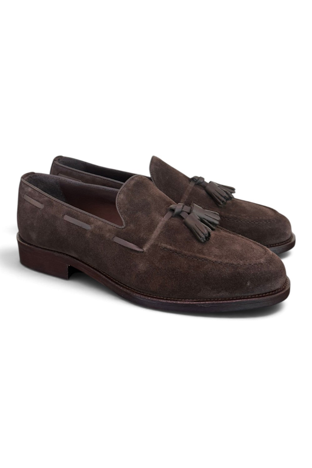 Mocassino uomo camoscio testa di moro Franco Riva<BR/> 