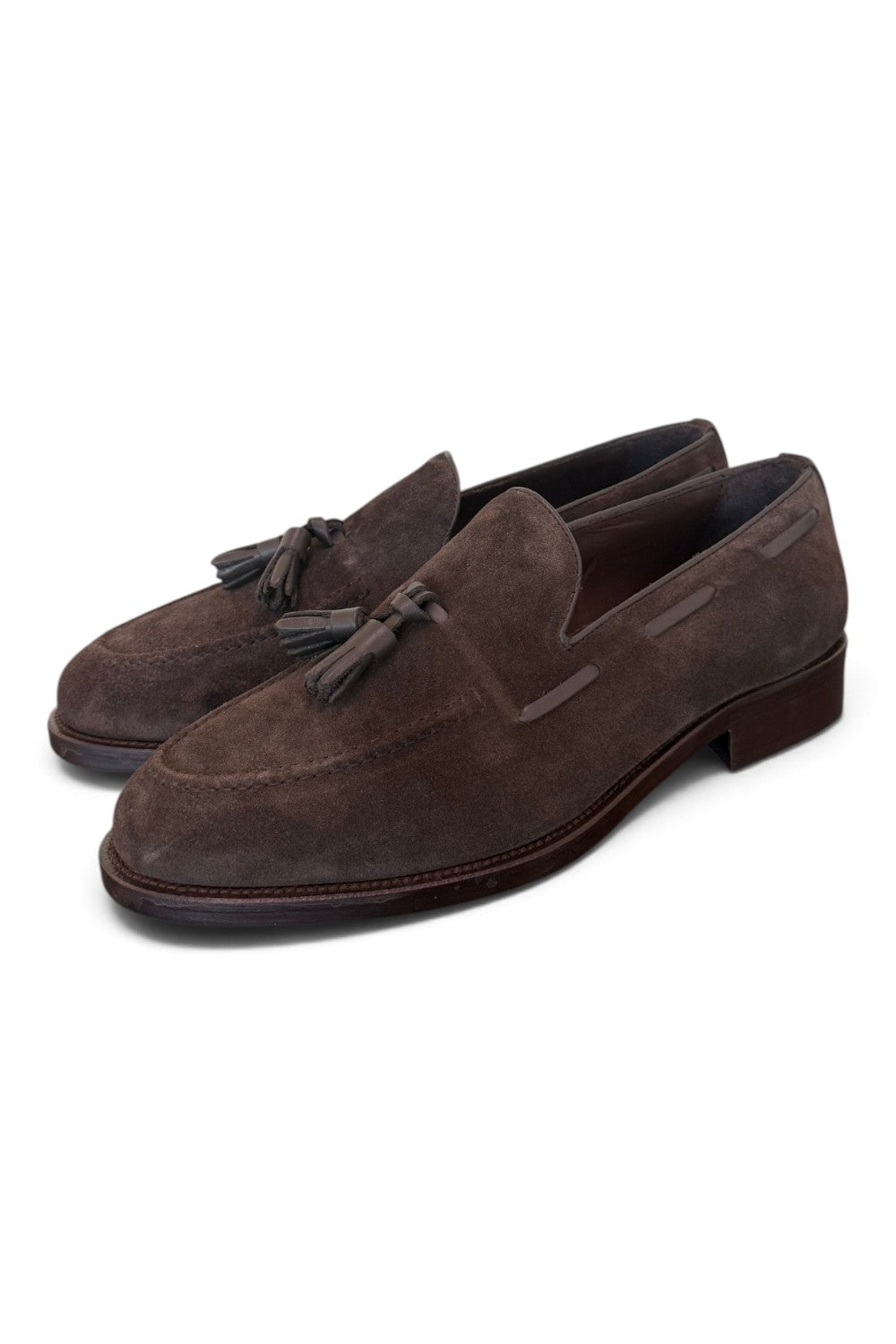Mocassino uomo camoscio testa di moro Franco Riva<BR/> 