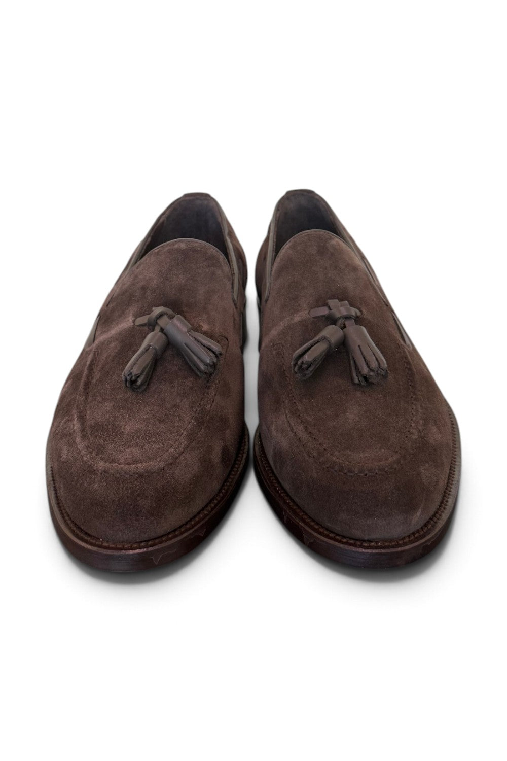 Mocassino uomo camoscio testa di moro Franco Riva<BR/> 