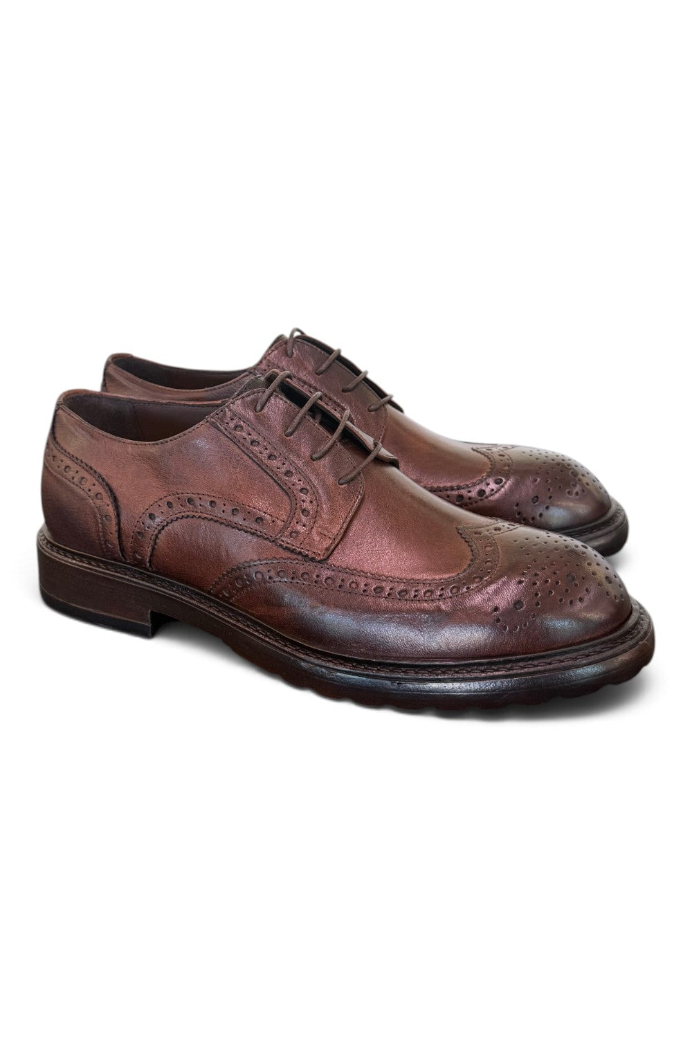 Allacciato imperiale marrone Franco Riva<BR/> 