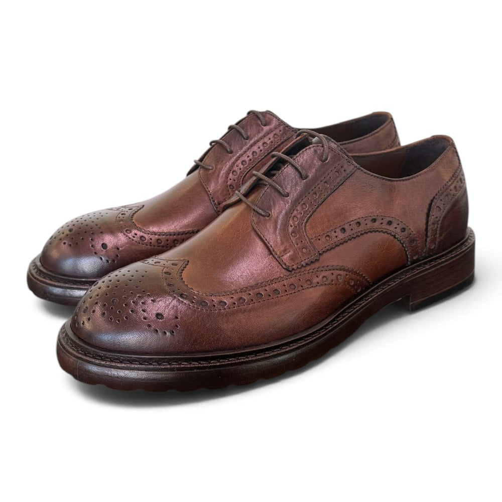 Allacciato imperiale marrone Franco Riva<BR/> 