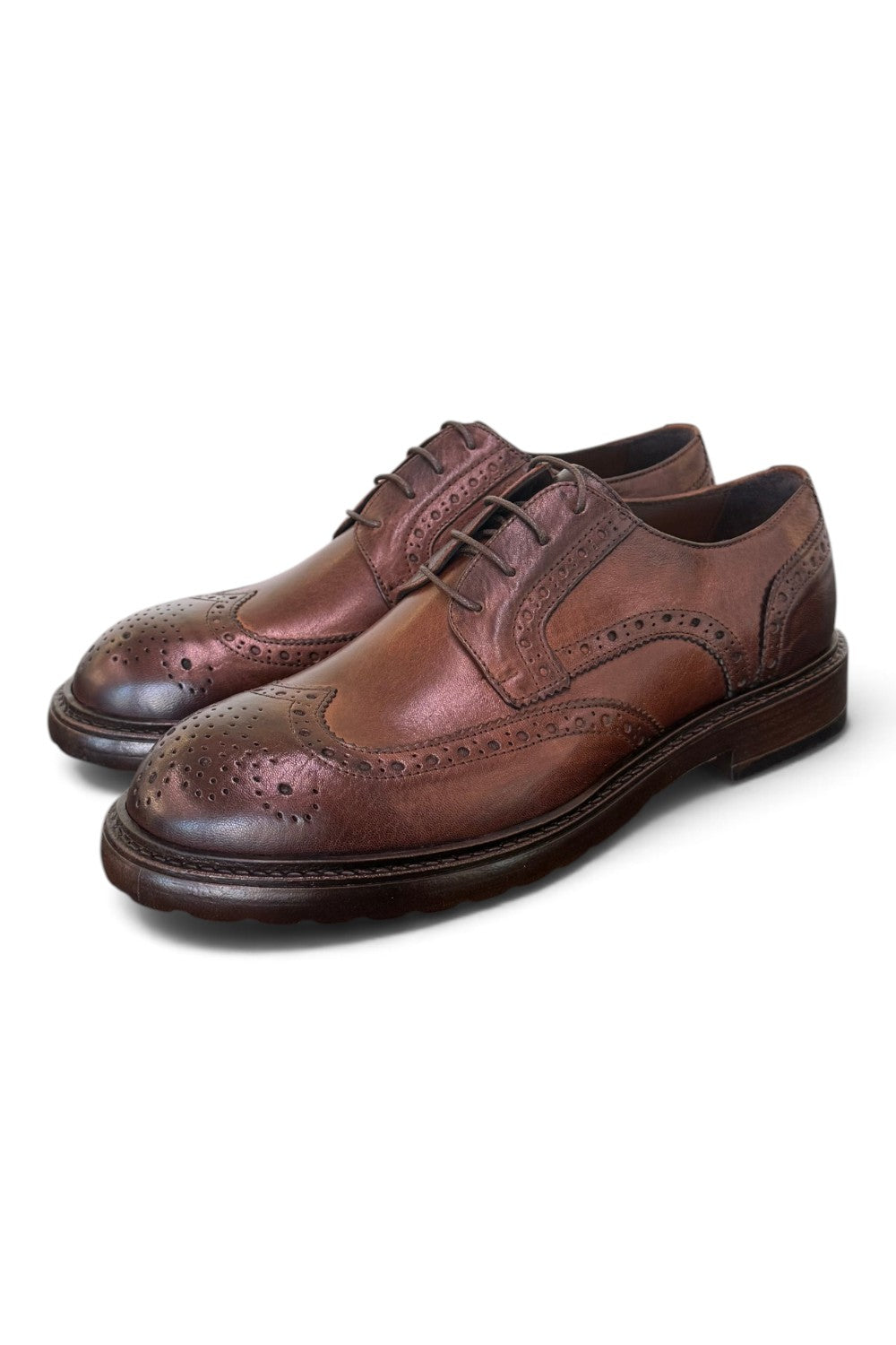 Allacciato imperiale marrone Franco Riva<BR/> 