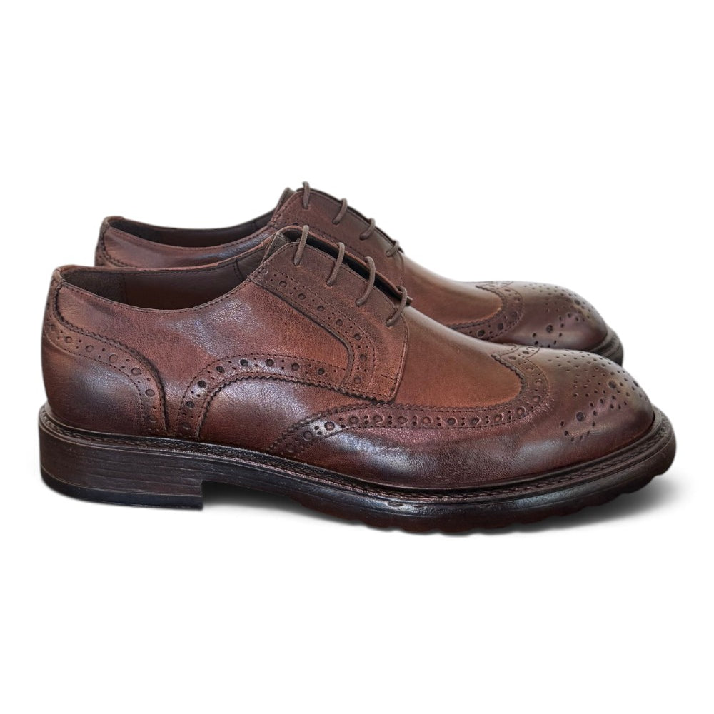 Allacciato imperiale marrone Franco Riva<BR/> 