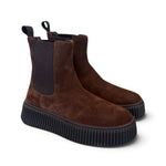Stivaletto beatles Frau suede cacao<BR/> 