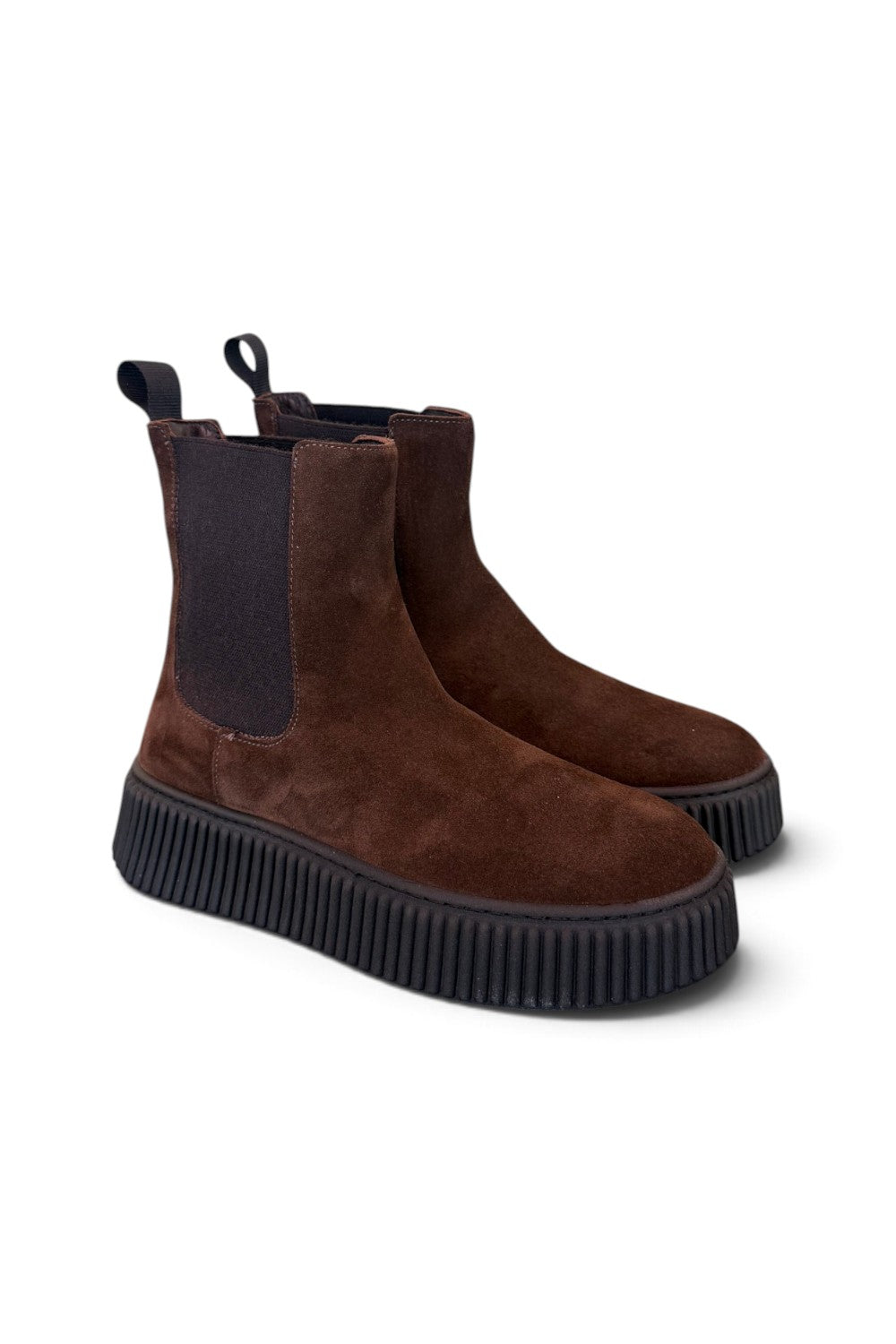 Stivaletto beatles Frau suede cacao<BR/> 