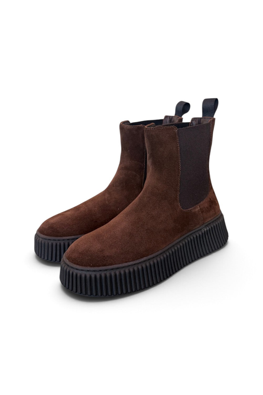 Stivaletto beatles Frau suede cacao<BR/> 