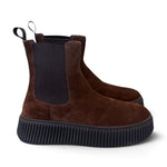 Stivaletto beatles Frau suede cacao<BR/> 