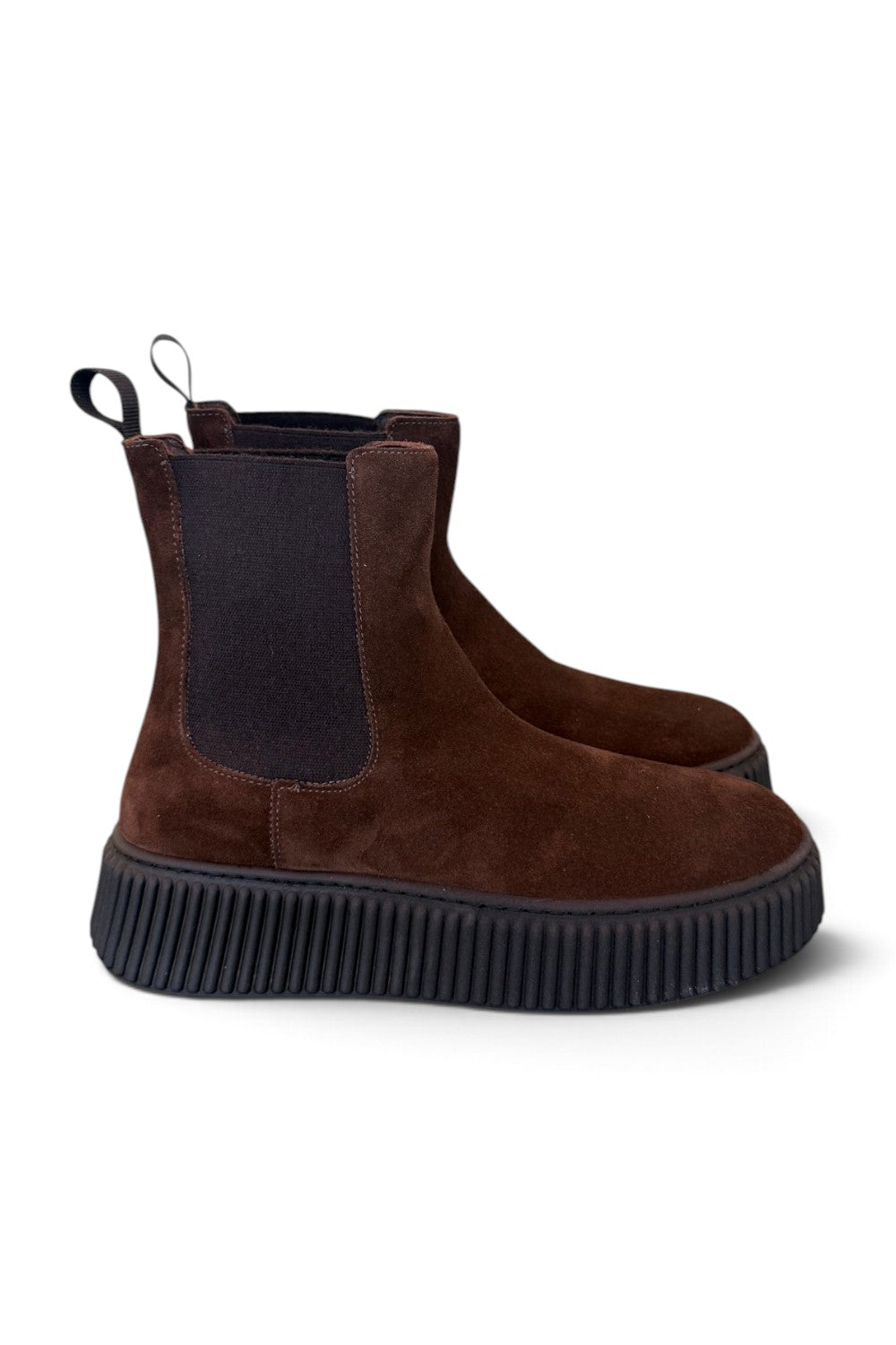 Stivaletto beatles Frau suede cacao<BR/> 