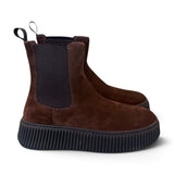 Stivaletto beatles Frau suede cacao<BR/> 