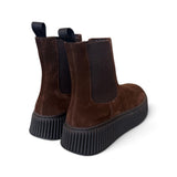 Stivaletto beatles Frau suede cacao<BR/> 
