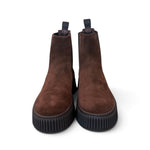 Stivaletto beatles Frau suede cacao<BR/> 