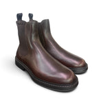 Stivaletto beatles liscio Frau cioccolato<BR/> 