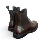 Stivaletto beatles liscio Frau cioccolato<BR/> 