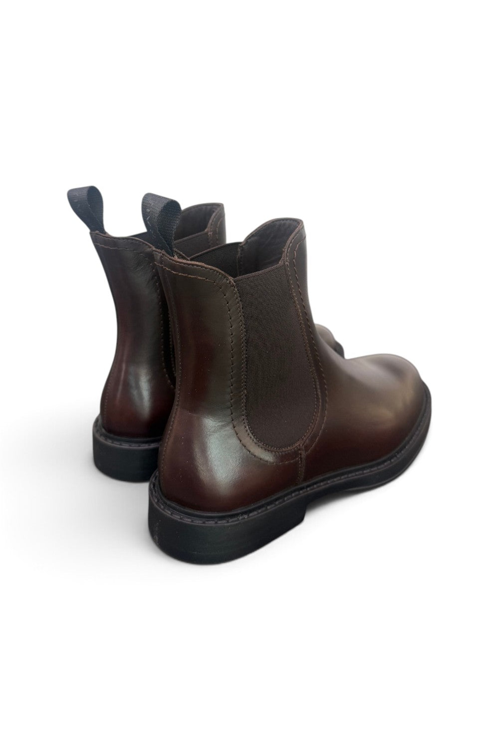 Stivaletto beatles liscio Frau cioccolato<BR/> 