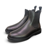 Stivaletto beatles liscio Frau nero 