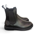 Stivaletto beatles liscio Frau nero 