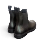 Stivaletto beatles liscio Frau nero 