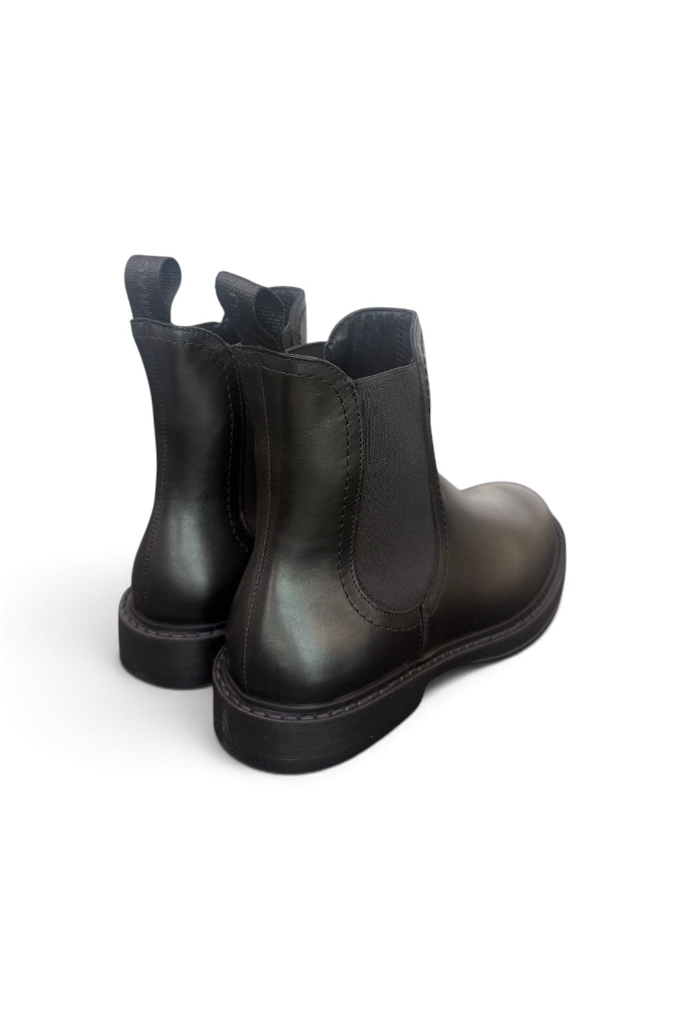Stivaletto beatles liscio Frau nero 