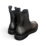 Stivaletto beatles liscio Frau nero 