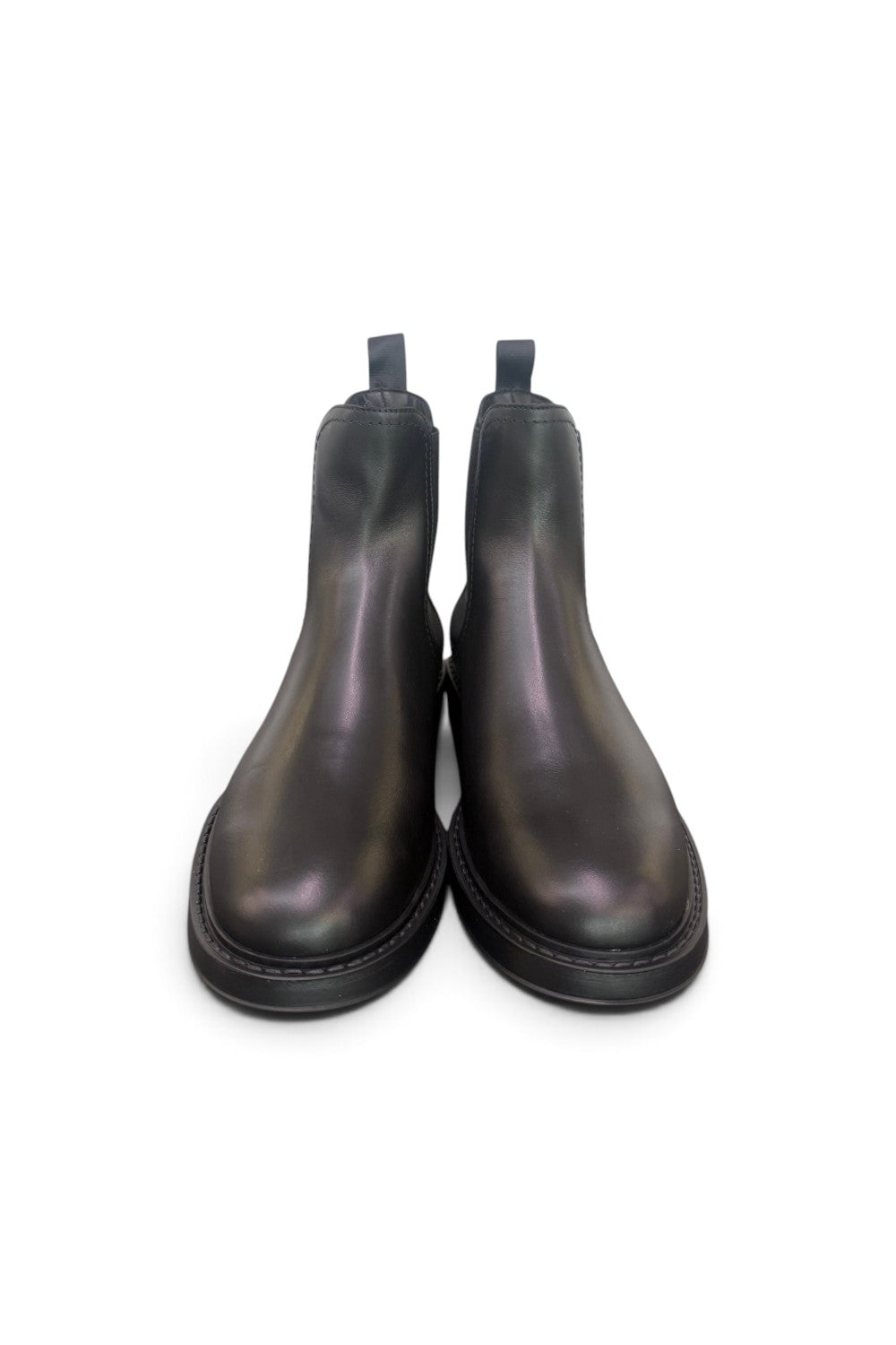 Stivaletto beatles liscio Frau nero 